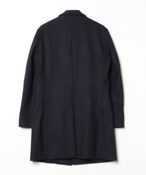 【EDIFICE】新品・未使用 エディフィスネイビー チェスターコート EDIFICE（エディフィス） チェスターコート LARGE ネイビー メンズ