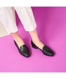 Clarks ブラック エナメルローファー 24cm
