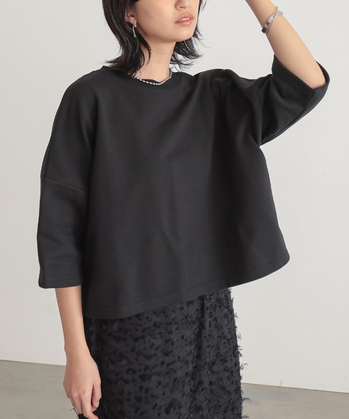 jjj97さん専用☆パフ袖オーバーサイズスウェット for/c（フォーシー） トレーナー スウェット 裏毛五分袖オーバーサイズ