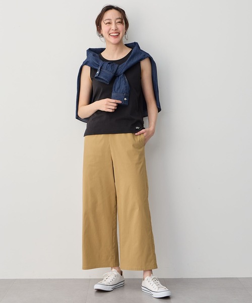 SPORTMAXアウトレット「GEBE」ピュアコットン ワイドパンツ SPORTMAXアウトレット「GEBE」ピュアコットン ワイドパンツ