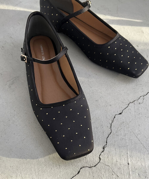 カプリシュレマージュ　ドットフラットシューズ CAPRICIEUX LE'MAGE｜ドットフラットシューズ | Rakuten Fashion