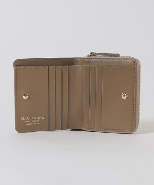 ブルーレーベル ミニ財布 BLUE LABEL CRESTBRIDGE 財布 クレストブリッジチェックPVC二