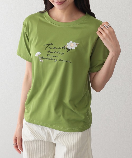 Lace Ladies（レースレディース） tシャツ 半袖 ロゴ フラワー