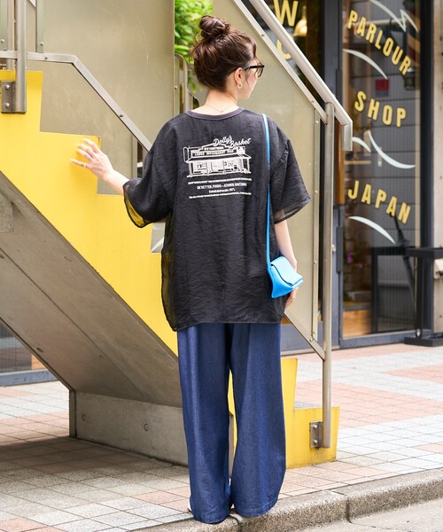 cen.オーガンジーカットソー　新品未使用 FREAK'S STORE（フリークスストア） tシャツ 限定展開 オーガンジー