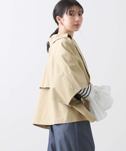Gready Brilliant ケープトレンチコート Gready Brilliant トレンチコート コート ケープショート