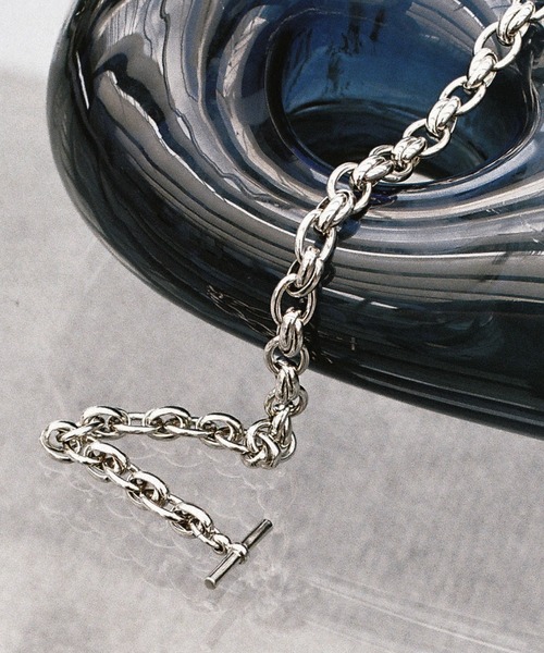 WYM LIDNM ネックレス CROSS LINK SHORT NECKLACE / ANCHOR