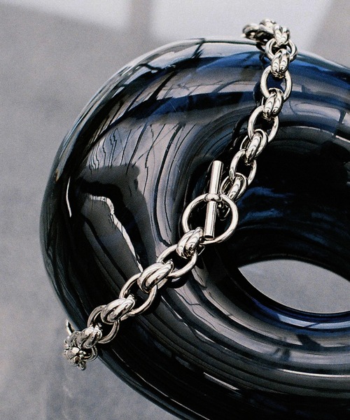 WYM LIDNM ネックレス CROSS LINK SHORT NECKLACE / ANCHOR