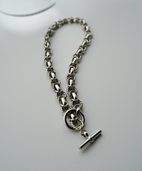 アクセサリー WYM LIDNM ANCHOR TWIST SHORT NECKLACE CROSS LINK SHORT NECKLACE / ANCHOR TWIST SHORT NECKLACE