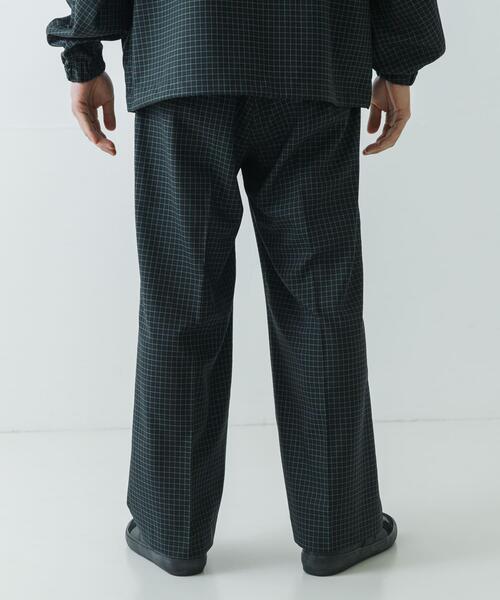 FARAH / 25SS/Out Tuck Wide Tapered Pants/サマーウールスラックスパンツ/30/グレー FARAH（ファーラー） パンツ FARAH Out Tuck Wide Tapered PANTS