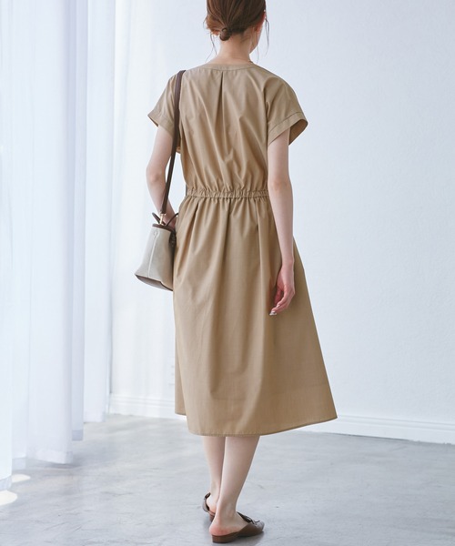 ★試着のみ・現行品★ ROPE’PICNIC スキッパーシャツワンピース ROPE' PICNIC シャツワンピース 「UVカット・接触冷感・イージー