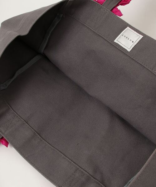 LUDLOW 「LUDLOW」 フリルトートバッグ - グレー レディース