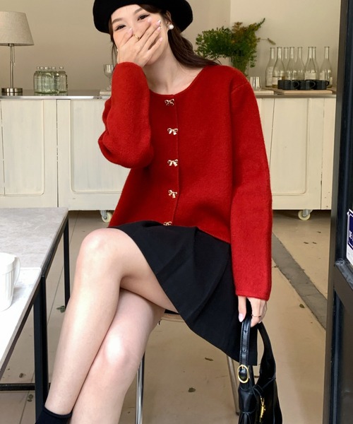 「Ulysses」 「Doula Doula」ニットカーディガン F ベージュ レディース_画像8