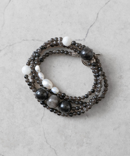 みぃ 天然石ブレスレット 22点 ネックレス1点セット SENTI ネックレス センティ / 'JYUZU' NECKLACE＆BRACELET