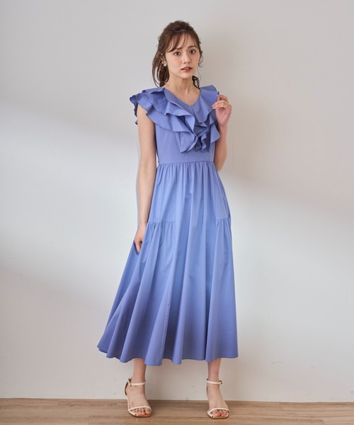 31 Sons de mode シャツワンピース 2025春夏新作 フリルカラー