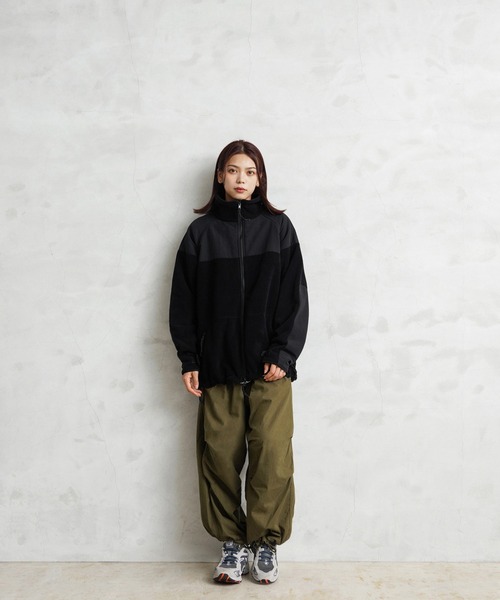 「WAIPER.inc」 「polartec」ブルゾン S ブラック メンズ_画像3