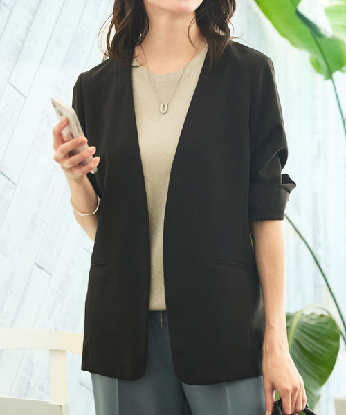 abahouse mavie（アバハウスマヴィ） ジャケット ノーカラージャケット