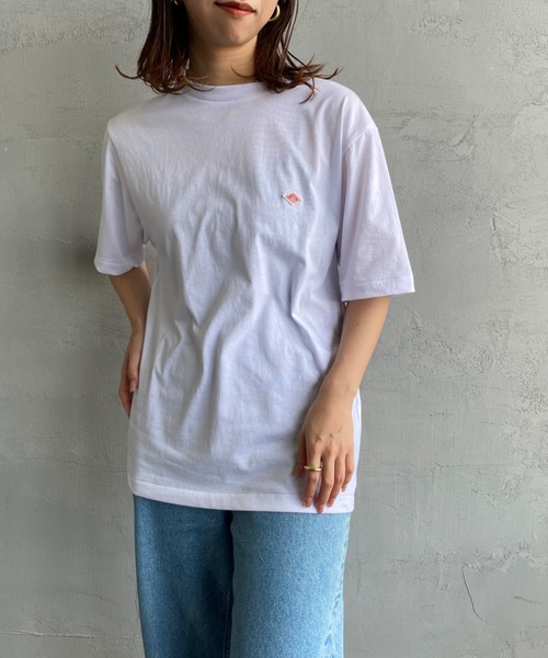 新品未使用　DANTON 半袖シャツ サイズ36 ホワイト Danton 「DANTON」 半袖Tシャツ S ホワイト レディース