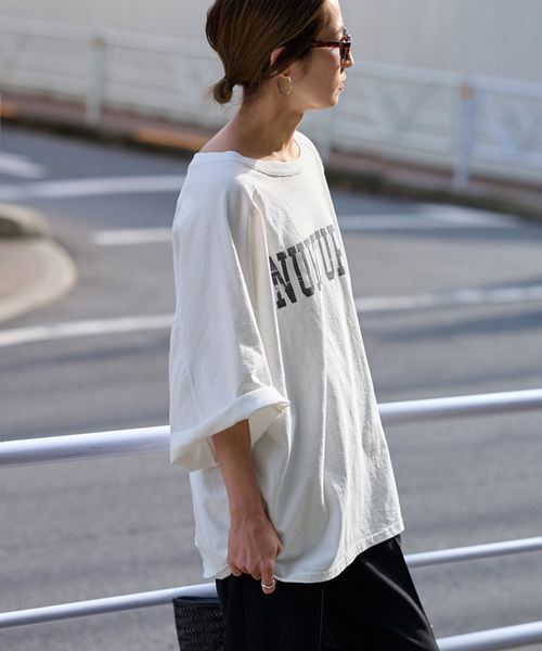 ハーフスリーブロゴTEE FRAMeWORK tシャツ 「WEB限定 / 追加」ハーフスリーブロゴTEE 2