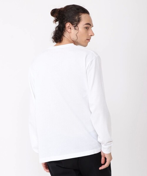 「Columbia」 長袖Tシャツ S ホワイト メンズ