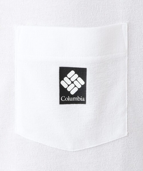 「Columbia」 長袖Tシャツ S ホワイト メンズ