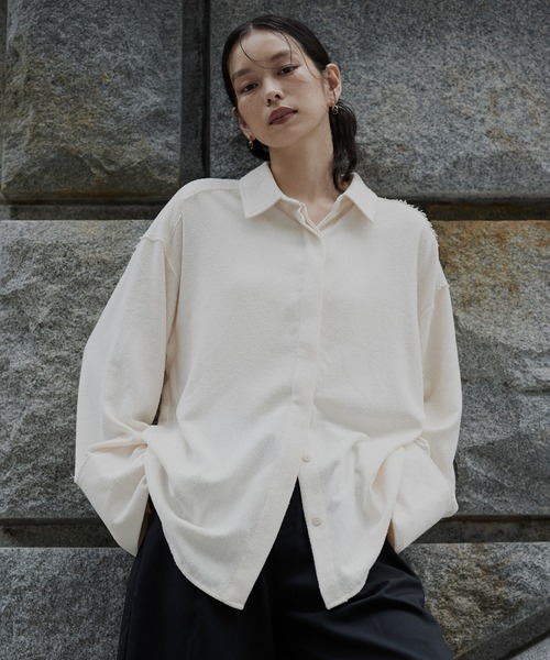 ビッグカフスシャツ ビッグカフスシャツ WHT – cledusia