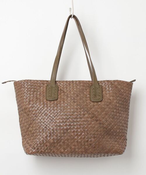 genten トートバッグ ブラウンベージュ genten トートバッグ カゴ