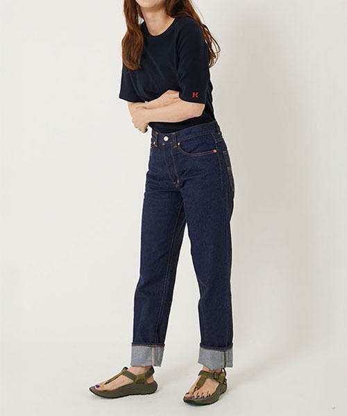 HOLLYWOOD RANCH MARKET tシャツ ストレッチフライス リラックス
