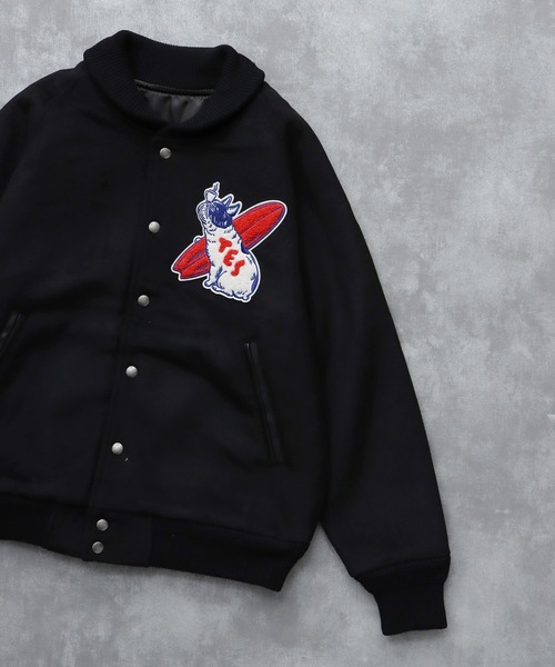 定価35,200円 完売モデル TES 別注スタジャン The Endless Summer（エンドレスサマー） スタジャン TES BUHI CAFE