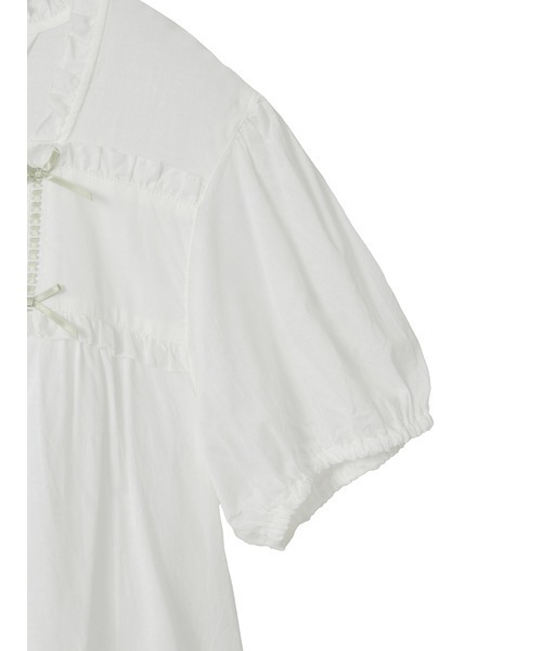 PINK HOUSE（ピンクハウス） ブラウス シャツ ロゴ刺繍ブラウス