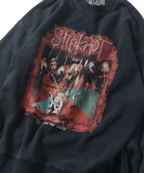 トレーナー スウェット 「EXCLUSIVE」ヴィンテージライク Slipknot バックプリントスウェット/スリップノット メンズ | FREAK'S STORE | 05