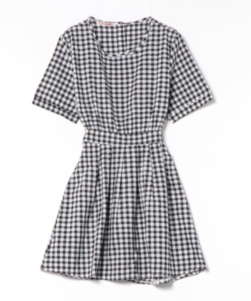 「NinaetLina」 半袖ワンピース M ブラック レディース_画像9