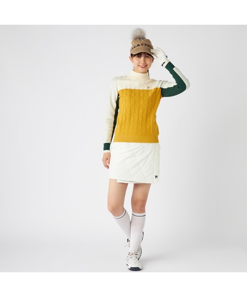FILA GOLF スカート フィラゴルフ ゴルフウェア ワンポイント ロゴ
