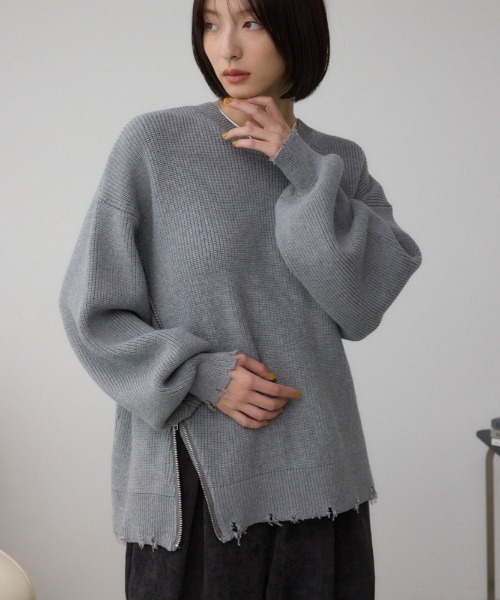 AZUL BY MOUSSY（アズールバイマウジー） ニット セーター サイドZIP