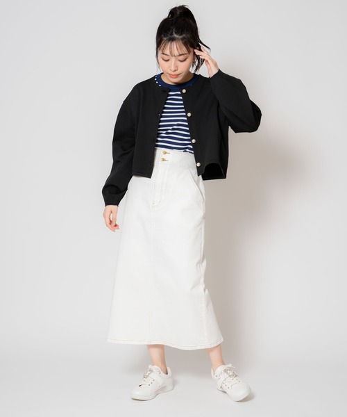 nowos ロングスカート M NOELA（ノエラ） ロングスカート M オフホワイト レディース