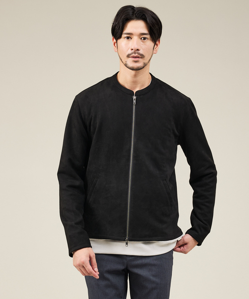 ABAHOUSE GRAY 革ジャン ライダース 「スエードライク」シングル