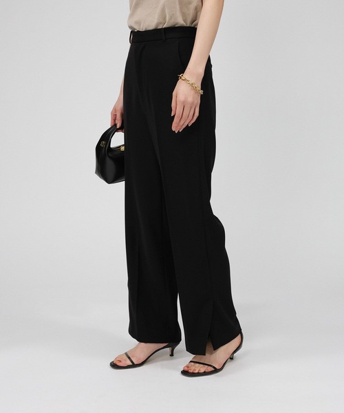 「BABYLONE」 スラックス 36inch オフホワイト レディース_画像7