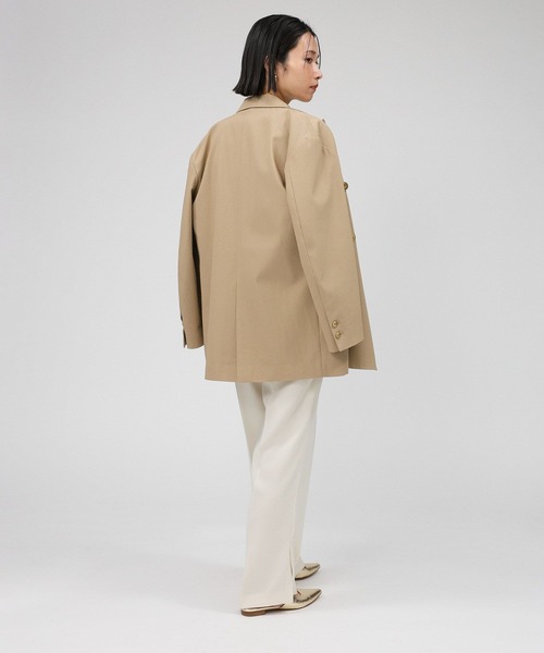 「BABYLONE」 スラックス 36inch オフホワイト レディース_画像9