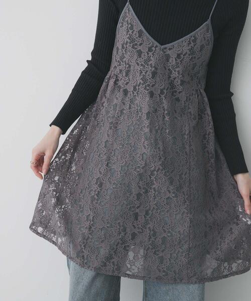 SENSE OF PLACE by URBAN RESEARCH キャミソール レースキャミ