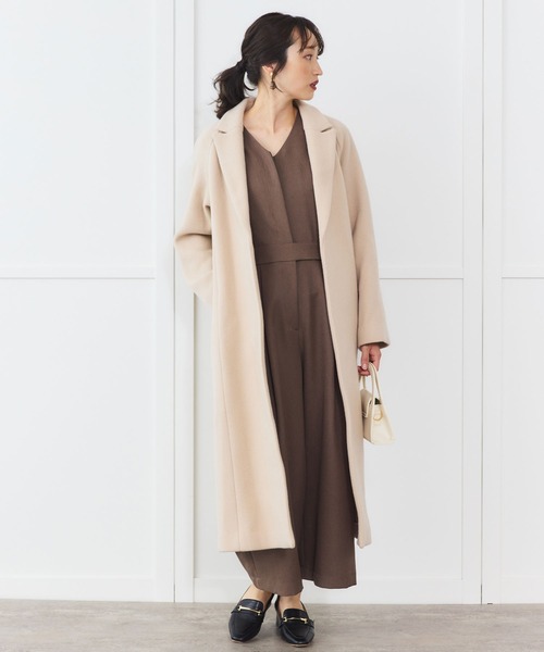 Sirin コート アウター 「PECOLAMB」 ウールメルトンガウンコート