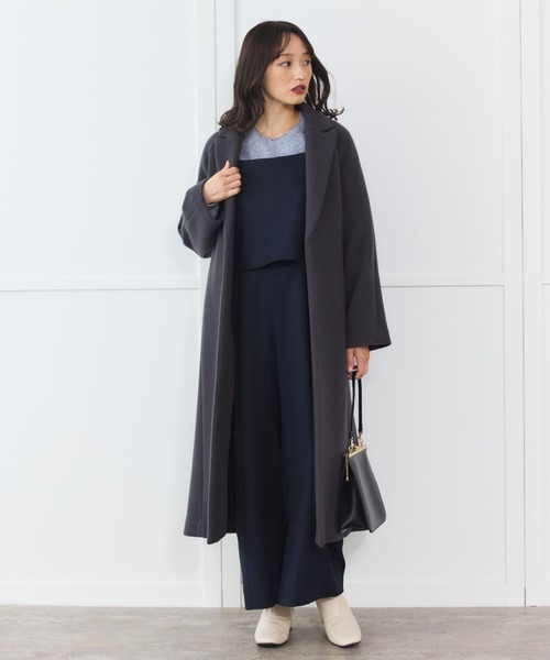 Sirin コート アウター 「PECOLAMB」 ウールメルトンガウンコート