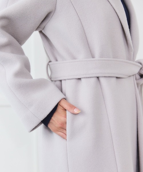 Sirin コート アウター 「PECOLAMB」 ウールメルトンガウンコート