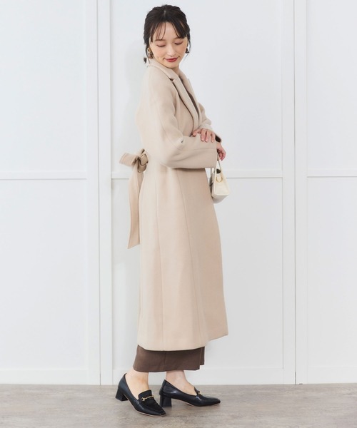 Sirin コート アウター 「PECOLAMB」 ウールメルトンガウンコート