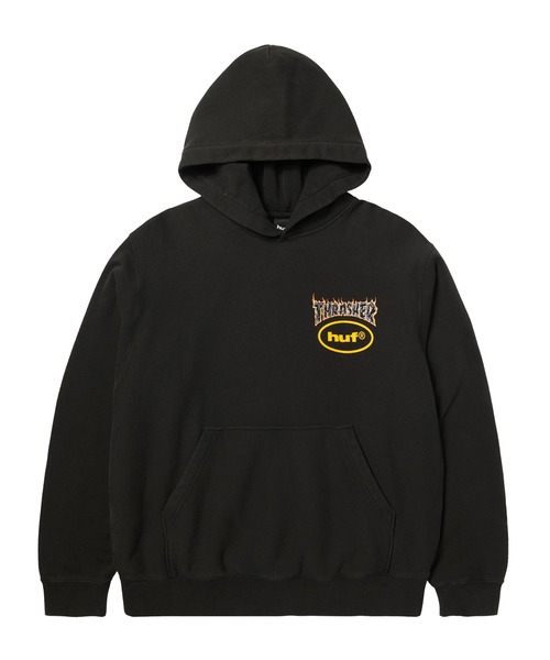 【新品未使用 】HUF THRASHER コラボ スナップバック 入手困難完売品 HUF（ハフ） パーカー HUF X THRASHER MELTDOWN HEAVYWEIGHT HOODIE