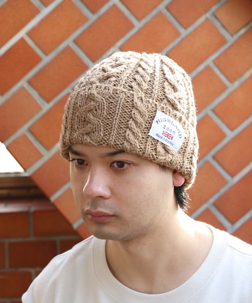 HIGHLAND 2000（ハイランド2000） ニット帽 ニットキャップ イギリス製