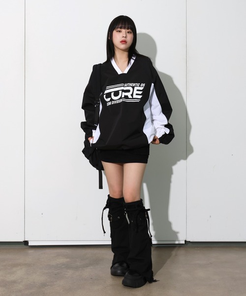 「FOLLOWIN」 ブルゾン FREE ネイビー レディース_画像4