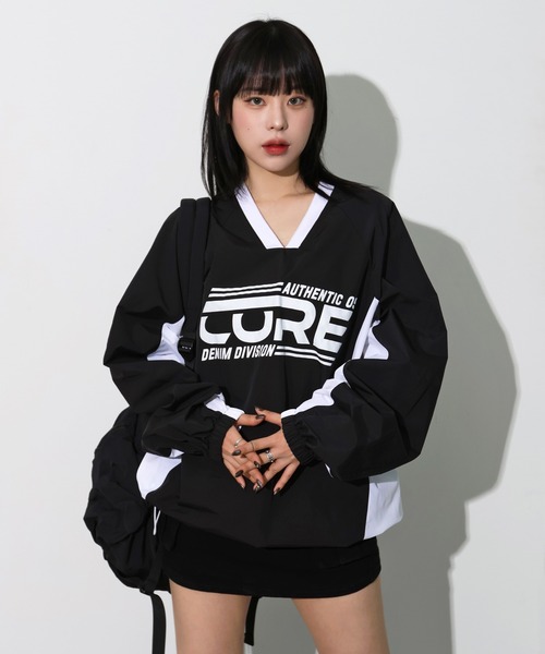 「FOLLOWIN」 ブルゾン FREE ネイビー レディース_画像6