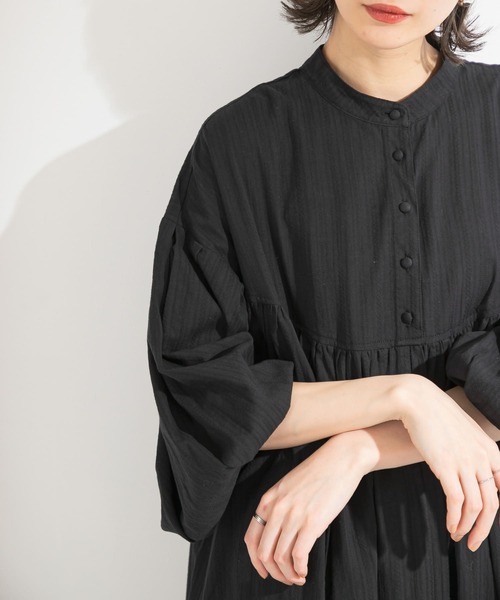 「KBF」 長袖ワンピース ONE ブルー系その他 レディース_画像2