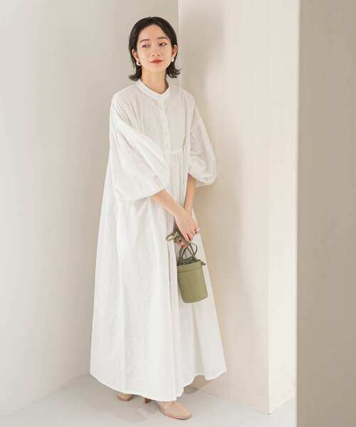 「KBF」 長袖ワンピース ONE ブルー系その他 レディース_画像5