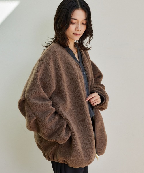 BARNYARDSTORM（バンヤードストーム） ノーカラーコート FREE ブラウン