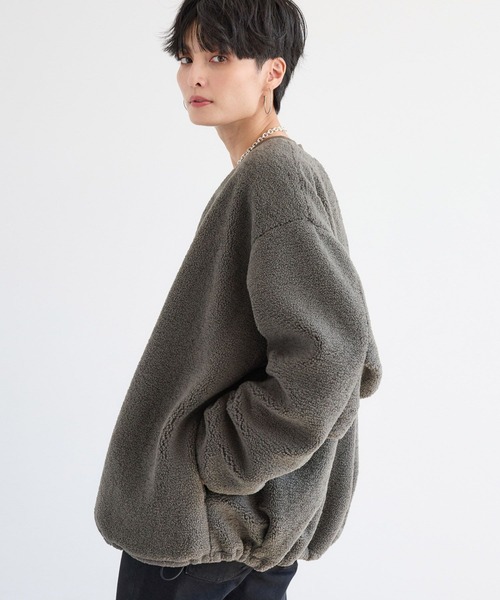 「BARNYARDSTORM」 ノーカラーコート FREE ブラウン レディース_画像3